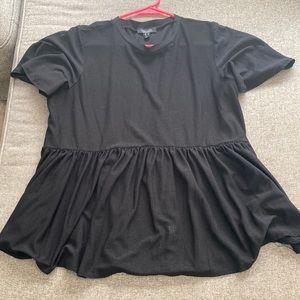 Black maternity shirt